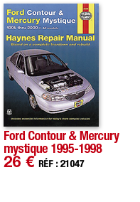 Ford Contour & Mercury mystique 1995-1998   26   RÉF : 21047