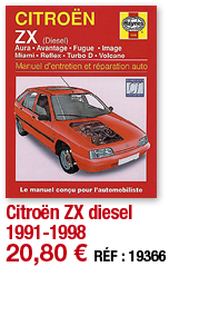Citroën ZX diesel 1991-1998   20,80   RÉF : 19366