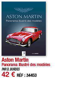 Aston Martin Panorama illustré des modèles PAR D  BORDES 42   RÉF : 34453