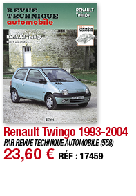 Renault Twingo 1993-2004   PAR REVUE TECHNIQUE AUTOMOBILE (558) 23,60   RÉF : 17459