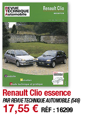 Renault Clio essence   PAR REVUE TECHNIQUE AUTOMOBILE (546) 17,55   RÉF : 16299