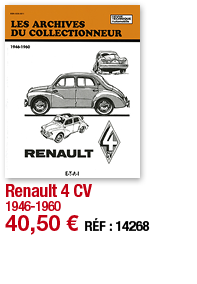 Renault 4 CV 1946-1960 40,50   RÉF : 14268