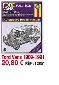 Ford Vans 1969-1991   20,80   RÉF : 12864