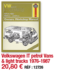Volkswagen lT petrol Vans & light trucks 1976-1987   20,80   RÉF : 12726