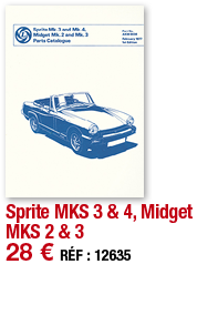 Sprite MKS 3 & 4, Midget MKS 2 & 3   28   RÉF : 12635