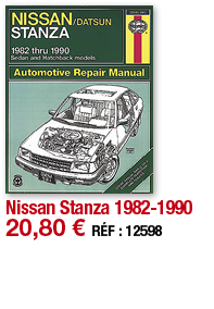 Nissan Stanza 1982-1990   20,80   RÉF : 12598