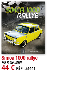 Simca 1000 rallye   PAR H  CHAUSSIN 44   RÉF : 34441