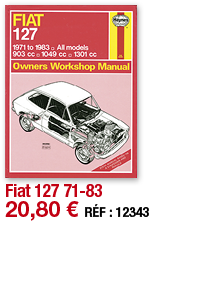 Fiat 127 71-83    20,80   RÉF : 12343