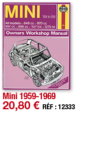 Mini 1959-1969   20,80   RÉF : 12333