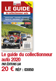 Le guide du collectionneur auto 2020   PAR ÉDITIONS LVA 20   RÉF : 03050