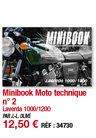 Minibook Moto technique n  2 Laverda 1000 1200 PAR J -L  OLIVE 12,50   RÉF : 3473