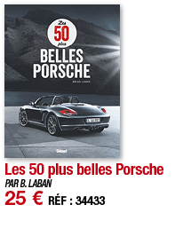 Les 50 plus belles Porsche   PAR B  LABAN 25   RÉF : 34433