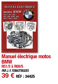 Manuel électrique motos BMW R51 3 à R69 S PAR J -Y  FENAUTRIGUES 39   RÉF : 34425