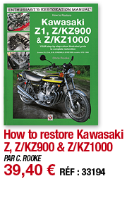 How to restore Kawasaki Z, Z KZ900 & Z KZ1000   PAR C  ROOKE 39,40   RÉF : 33194