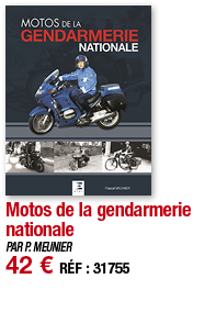 Motos de la gendarmerie nationale   PAR P  MEUNIER 42   RÉF : 31755