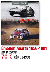 Émotion Abarth 1956-1981   PAR M  LOUCHE 70   RÉF : 34368