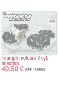 Triumph moteurs 3 cyl  injection   40,50   RÉF : 30889