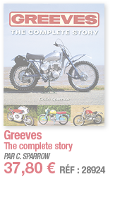 Greeves The complete story PAR C  SPARROW 37,80   RÉF : 28924