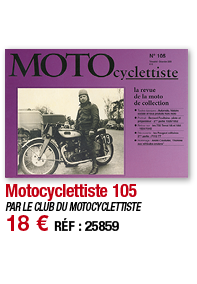 Motocyclettiste 105   PAR LE CLUB DU MOTOCYCLETTISTE 18   RÉF : 25859