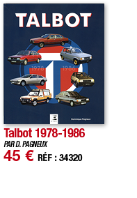 Talbot 1978-1986   PAR D  PAGNEUX 45   RÉF : 34320