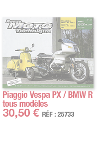 Piaggio Vespa PX   BMW R tous modèles   30,50   RÉF : 25733