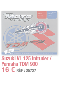 Suzuki VL 125 Intruder   Yamaha TDM 900   16   RÉF : 25727