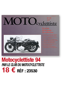 Motocyclettiste 94   PAR LE CLUB DU MOTOCYCLETTISTE 18   RÉF : 23530