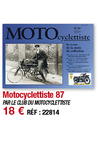 Motocyclettiste 87   PAR LE CLUB DU MOTOCYCLETTISTE 18   RÉF : 22814