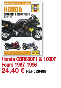 Honda CBR600F1 & 1000F Fours 1987-1996   24,40   RÉF : 20409