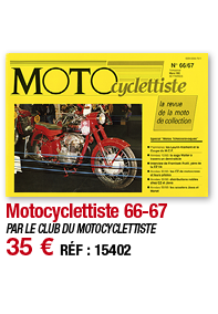 Motocyclettiste 66-67   PAR LE CLUB DU MOTOCYCLETTISTE 35   RÉF : 15402