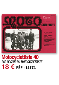 Motocyclettiste 40   PAR LE CLUB DU MOTOCYCLETTISTE 18   RÉF : 14174