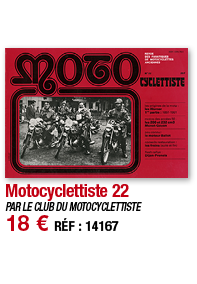 Motocyclettiste 22   PAR LE CLUB DU MOTOCYCLETTISTE 18   RÉF : 14167