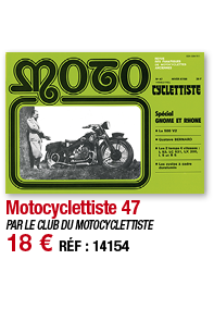 Motocyclettiste 47   PAR LE CLUB DU MOTOCYCLETTISTE 18   RÉF : 14154