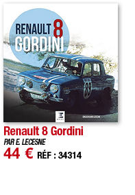Renault 8 Gordini   PAR E  LECESNE 44   RÉF : 34314