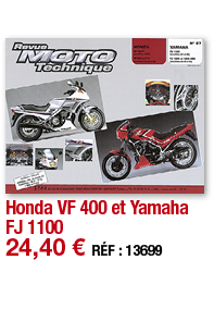 Honda VF 400 et Yamaha FJ 1100   24,40   RÉF : 13699