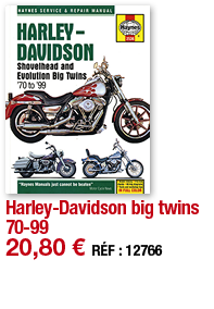 Harley-Davidson big twins 70-99   20,80   RÉF : 12766