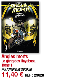 Angles morts Le gang des Hayabusa Tome 1 PAR ASTIER & BETAUCOURT 11,40   RÉF : 29028