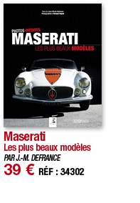 Maserati Les plus beaux modèles PAR J -M  DEFRANCE 39   RÉF : 34302