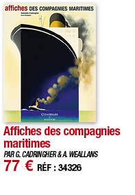 Affiches des compagnies maritimes   PAR G  CADRINGHER & A  WEALLANS 77   RÉF : 34326