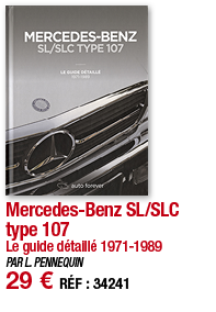 Mercedes-Benz SL SLC type 107 Le guide détaillé 1971-1989 PAR L  PENNEQUIN 29   RÉF : 34241