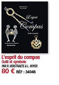 L esprit du compas Outil et symbole PAR R  VERSTRAETE & L  ROYER 80   RÉF : 34048