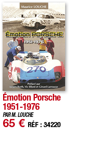 Émotion Porsche 1951-1976   PAR M  LOUCHE 65   RÉF : 34220