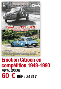Émotion Citroën en compétition 1948-1980   PAR M  LOUCHE 60   RÉF : 34217