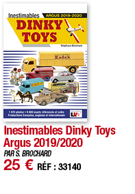 Inestimables Dinky Toys Argus 2019 2020   PAR S  BROCHARD 25   RÉF : 33140