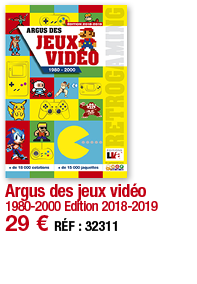 Argus des jeux vidéo 1980-2000 Edition 2018-2019 29   RÉF : 32311