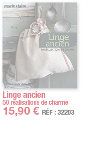 Linge ancien 50 réalisations de charme 15,90   RÉF : 32203