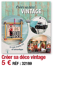 Créer sa déco vintage   5   RÉF : 32189