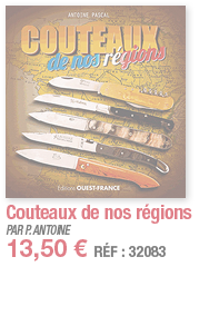 Couteaux de nos régions   PAR P  ANTOINE 13,50   RÉF : 32083