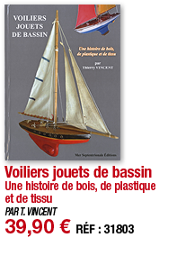 Voiliers jouets de bassin Une histoire de bois, de plastique et de tissu PAR T  VINCENT 39,90   RÉF : 31803