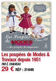 Les poupées de Modes & Travaux depuis 1951   PAR É  CHAUVEAU 29   RÉF : 31648